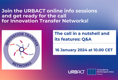 Sesión URBACT sobre la convocatoria de Redes de Transferencia e Innovación